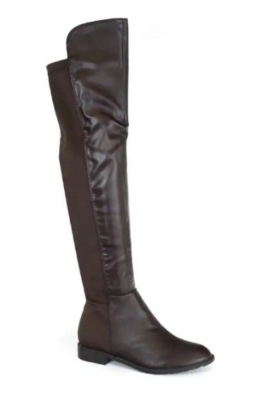 ABOVE KNEE BOOT - BROWN