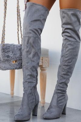 FAUX SUEDE BOOTS