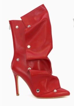RED STILETTO BOOTS