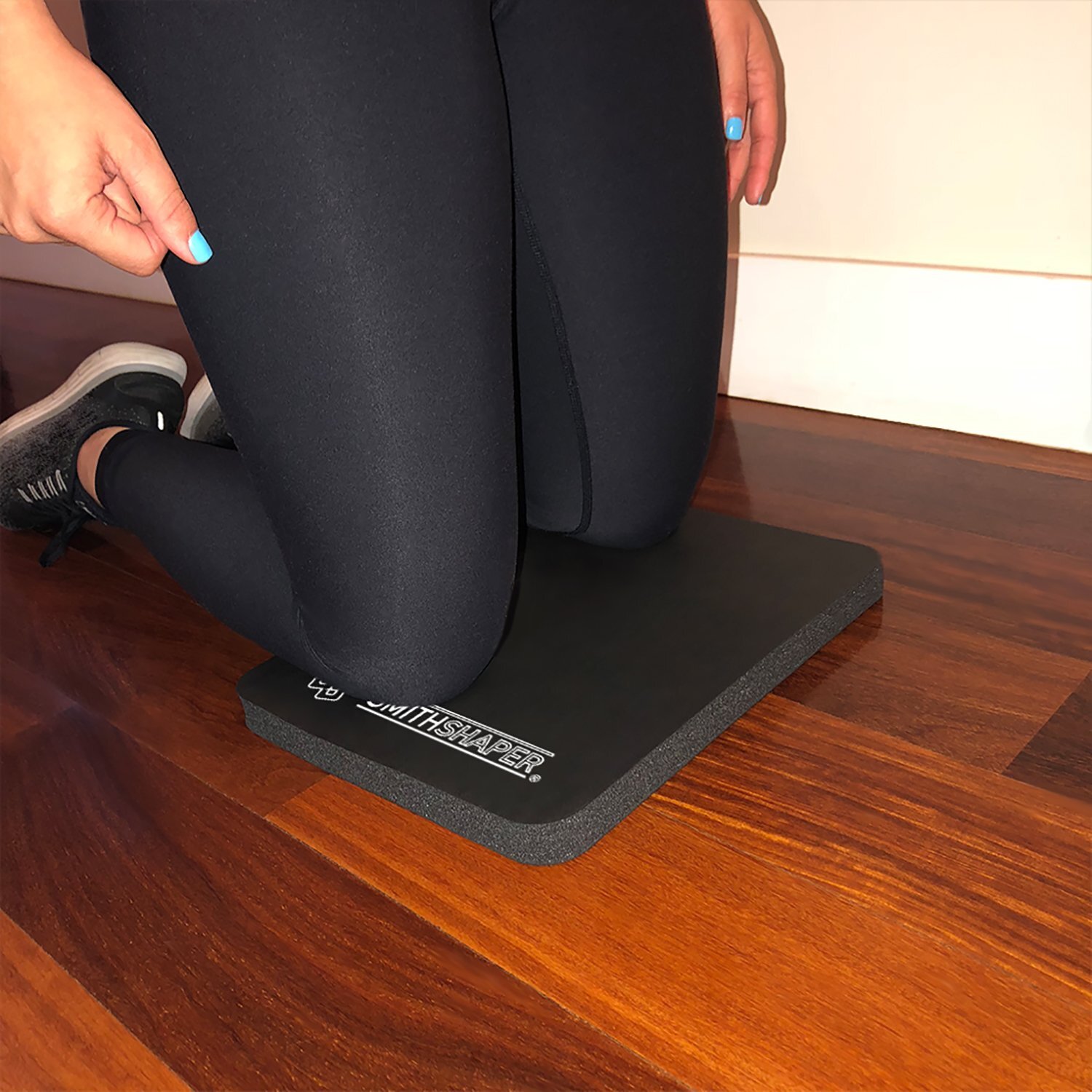 Extra Thick and Soft 1 25mm Pad Provides Cushion for Kneeling and Elbows Yoga Great Portable Exercise Mat for Planks Impulse Fitness Knee Mat Ab Rollers 