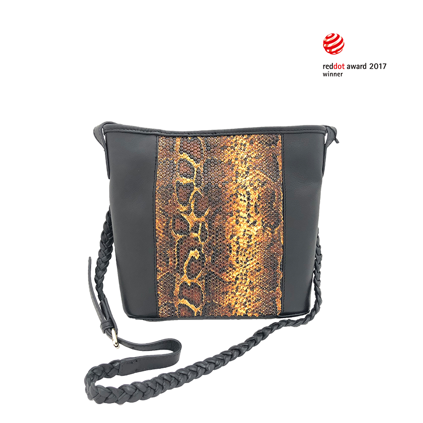 仿生蛇皮包