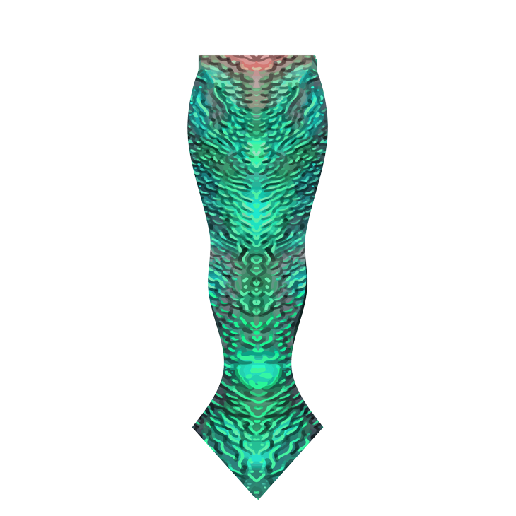 海草 - 魚叉系列；美人魚尾身體