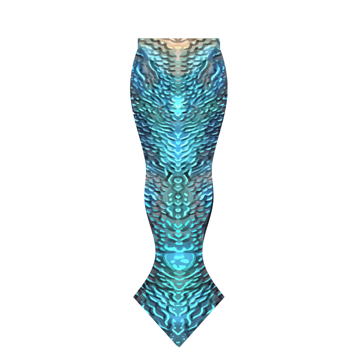 水藍 - 魚叉系列；美人魚尾身體