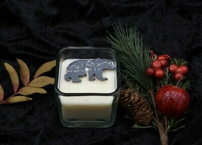 Mountain Night Bear Soy Candle
