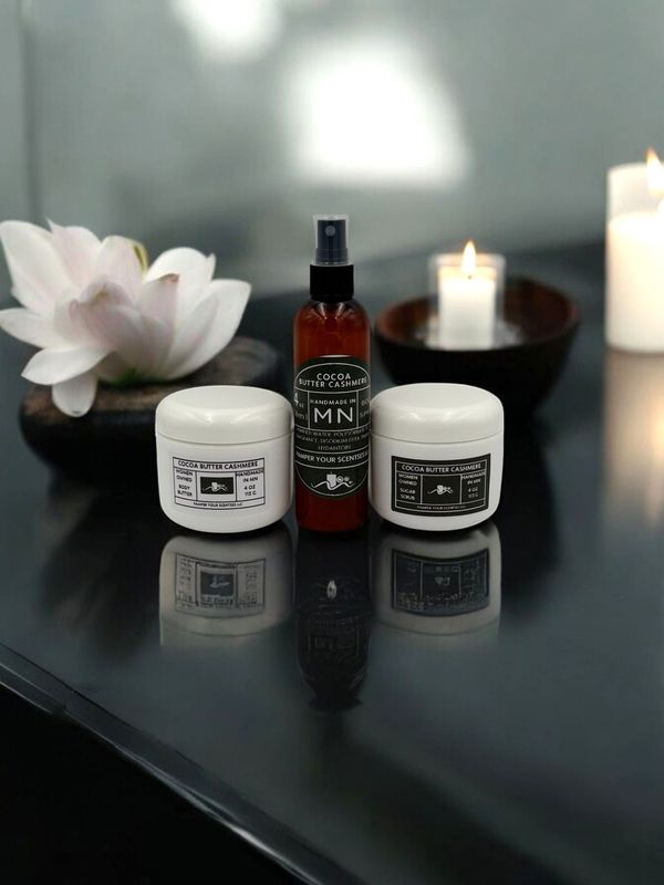 Body Spray, Sugar Scrub and Body Butter Gift Set (4 oz. each)