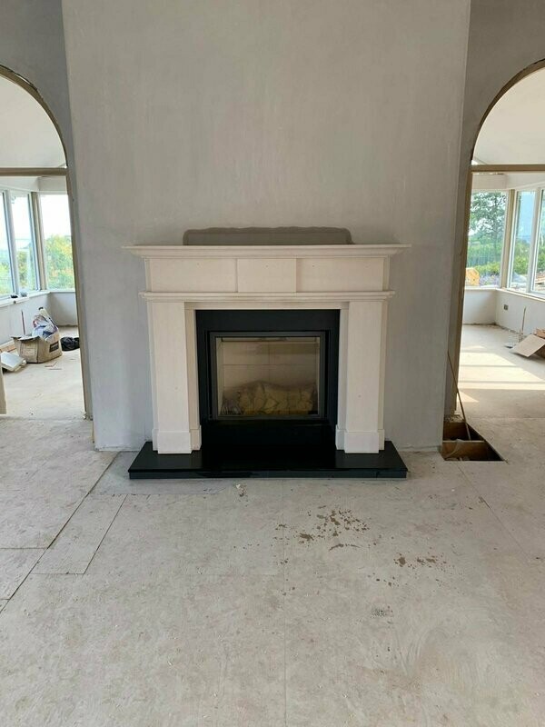 Brooke Fireplace & Stuv Insert