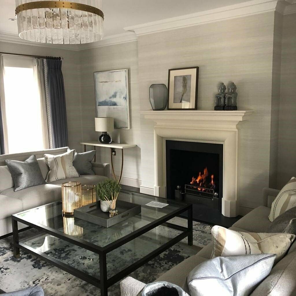 Ferrara Fireplace & Milan Firebasket