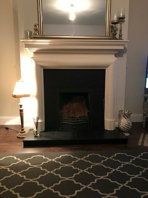 Ferrara Fireplace & QB Grate