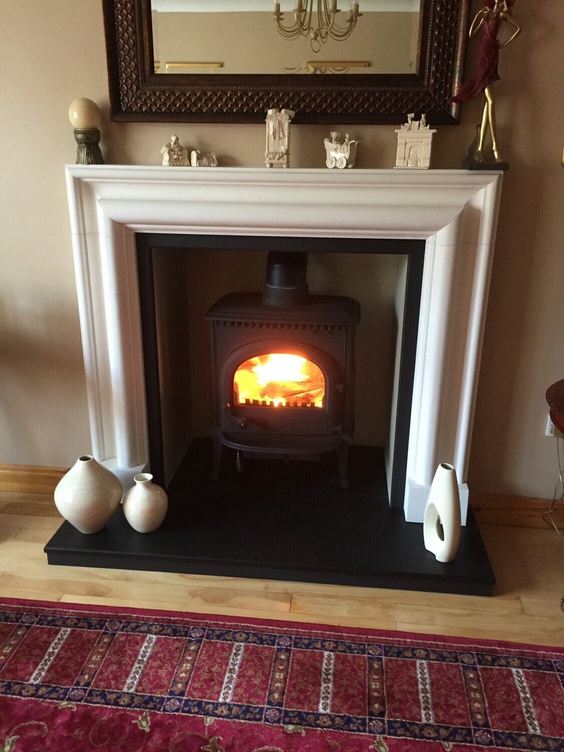 Bolection Fireplace with Jotul MF3