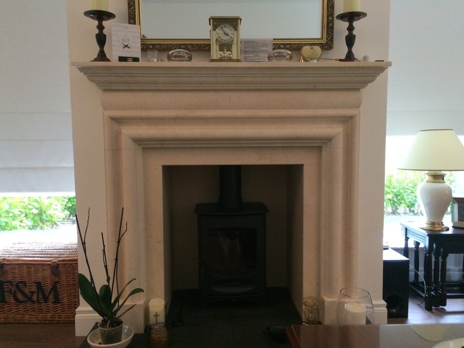 Valencia Fireplace with Charnwood C5