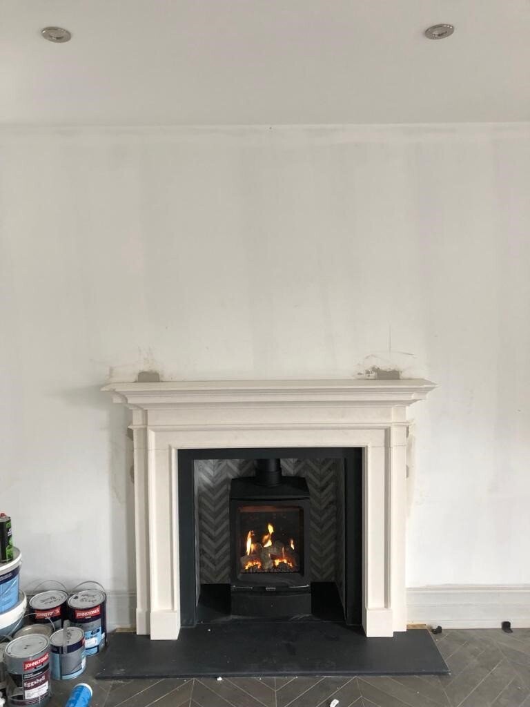 Navona Fireplace with Vogue Midi