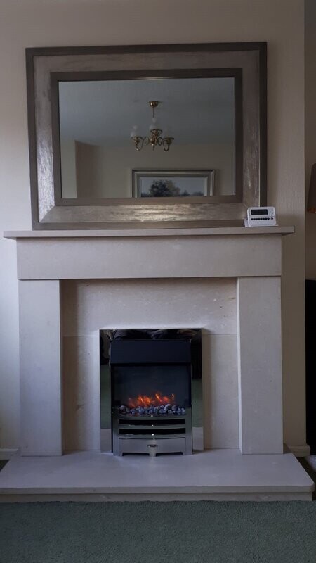 Rossdale Fireplace with Gazco Logic
