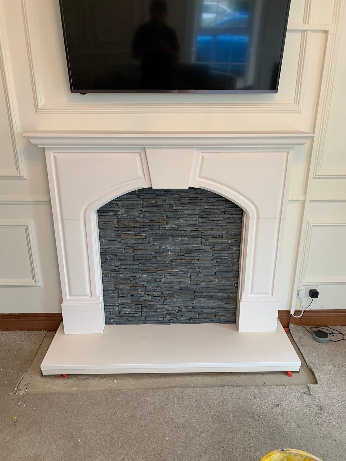 Arundel Fireplace with Slate Cladding