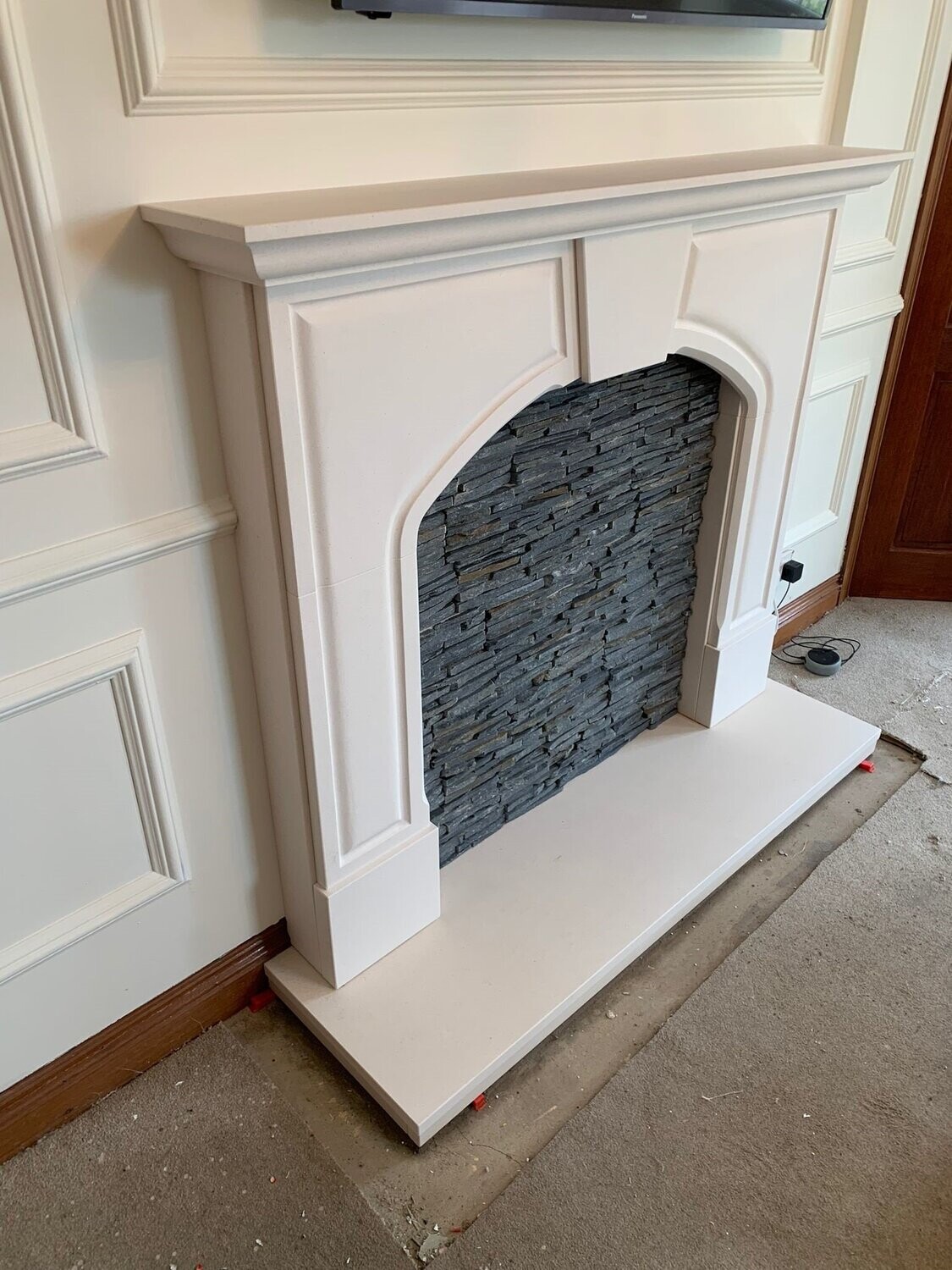 Arundel Fireplace with Slate Cladding