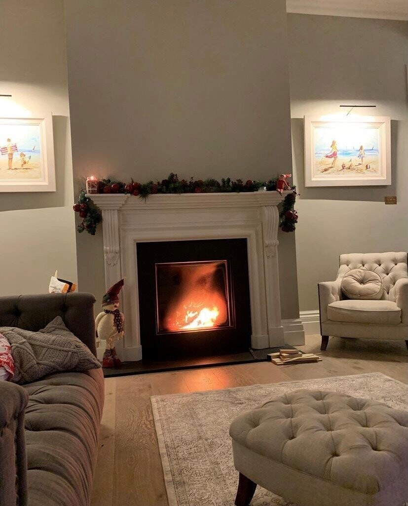 Durham Fireplace with Kallfire W71/62F