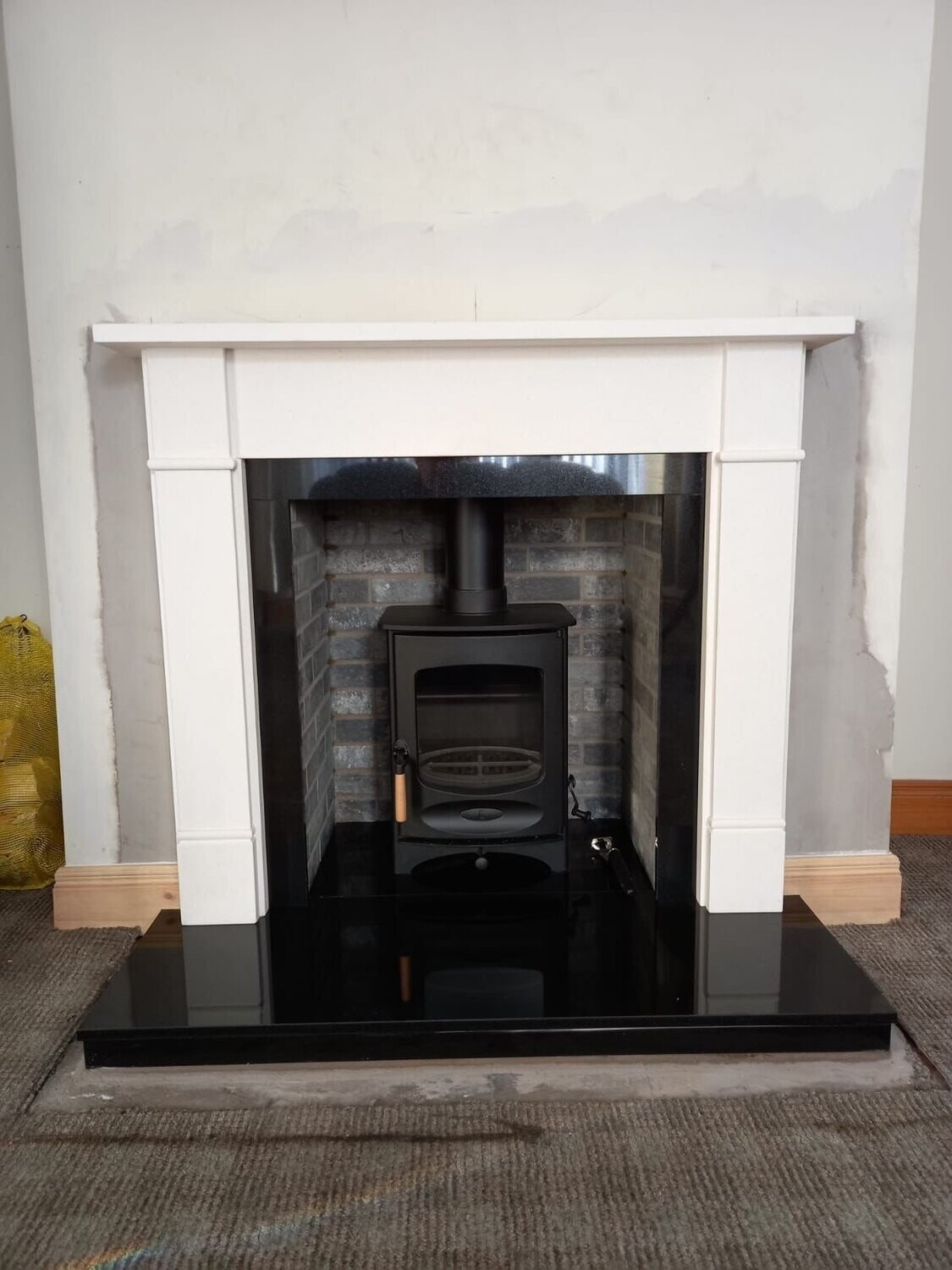 56'' Clive Design with Charnwood C4 with Brick Panels
