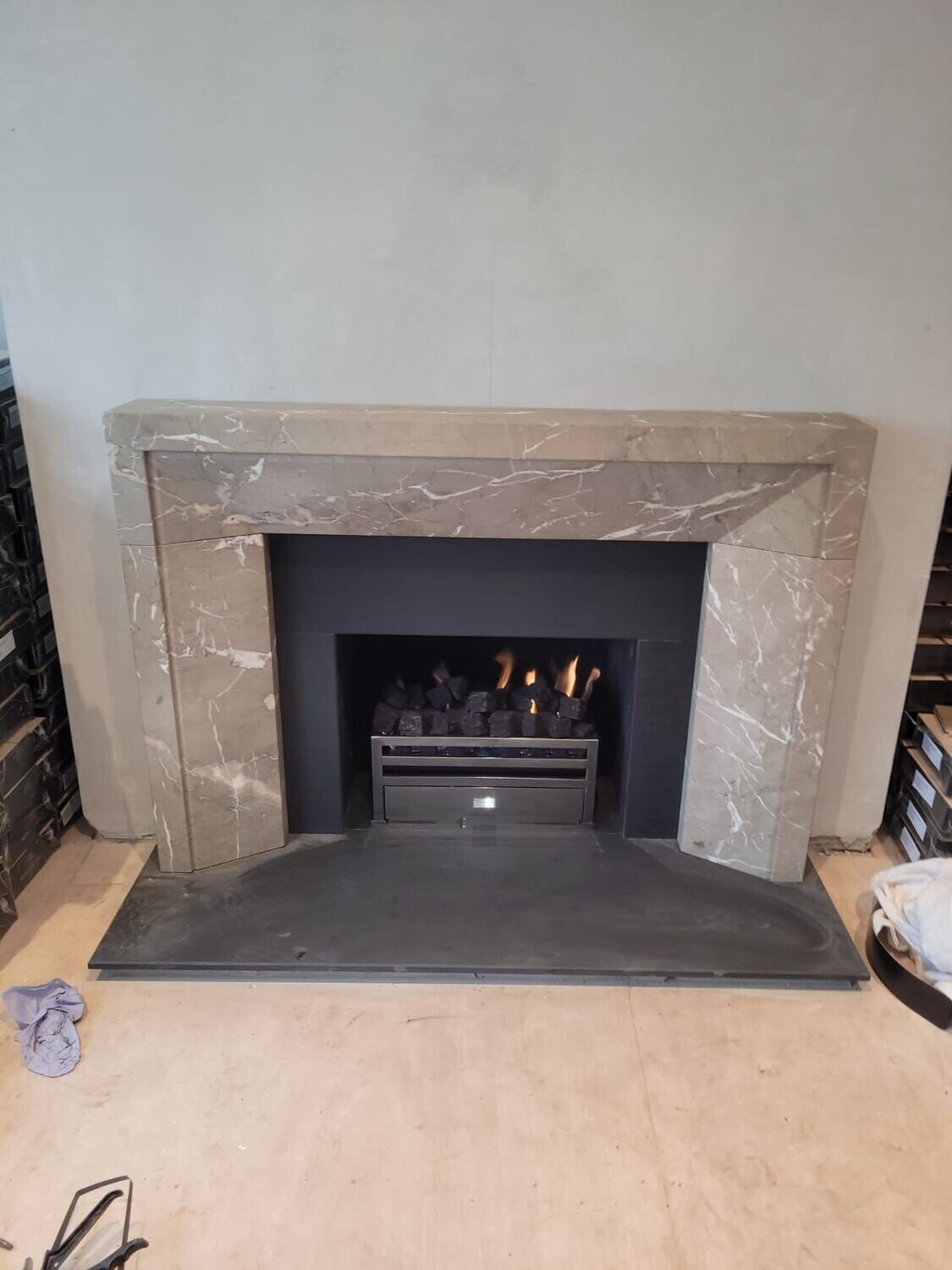 Metro Design in Italian Veined Marble