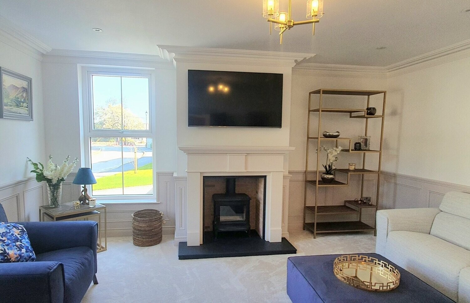 Penbroke Fireplace with Jotul F100