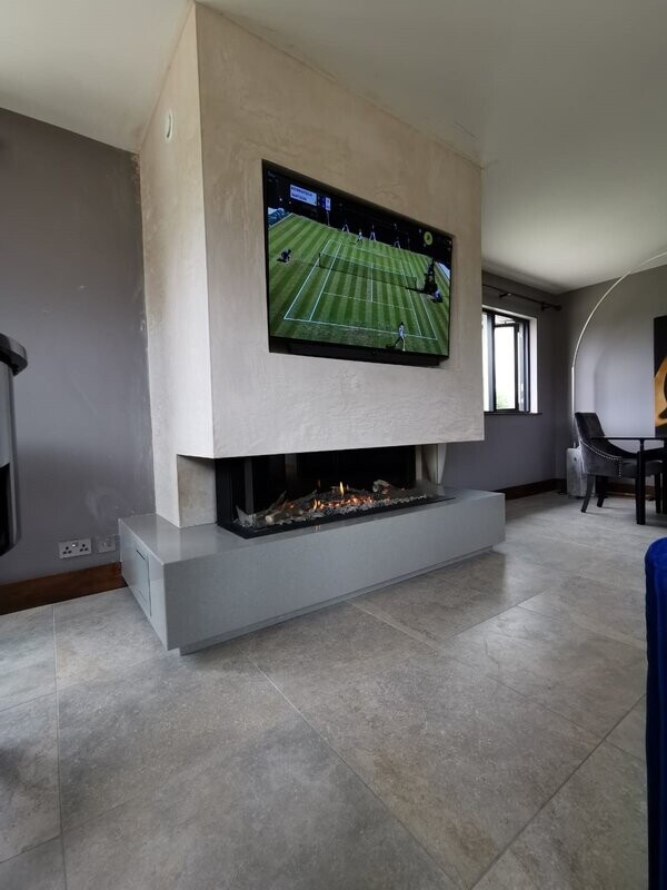 Kalfire G130-37s & Noble Concrete Grey Quartz