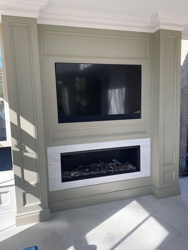 Kalfire G120-41F with Dekton border