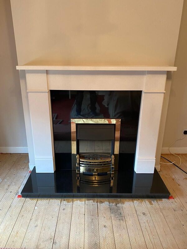Clive surround with electric inset