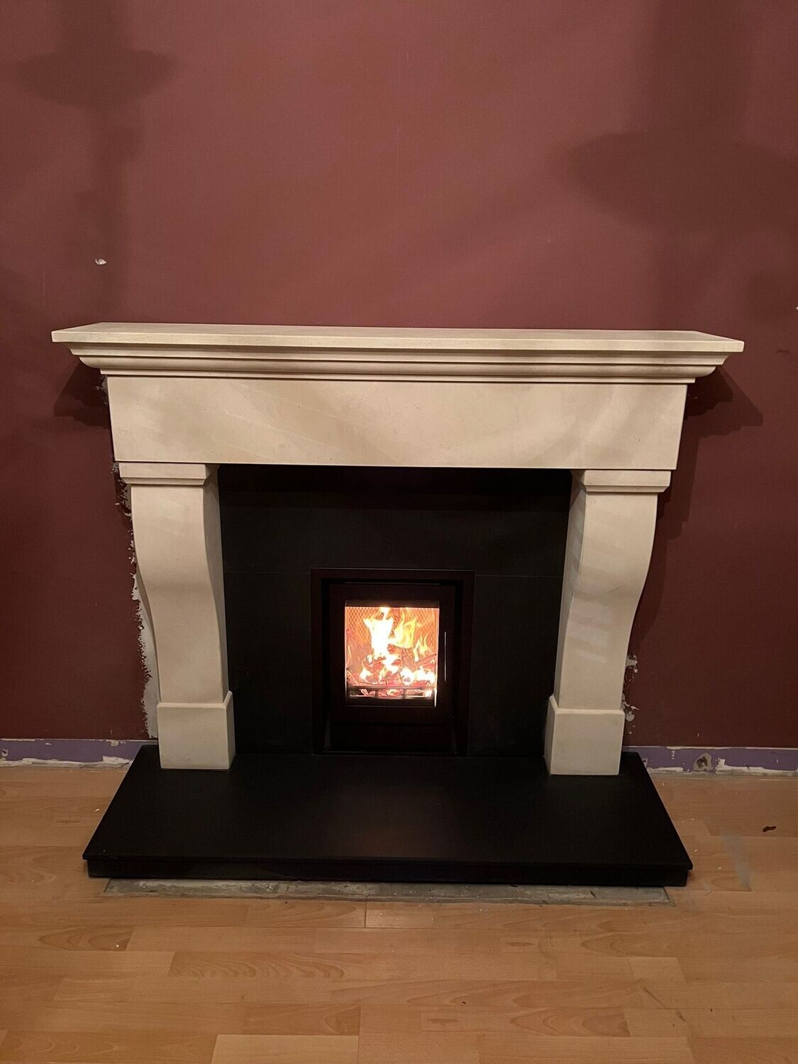 Maddison surround with Stovax Riva2 40
