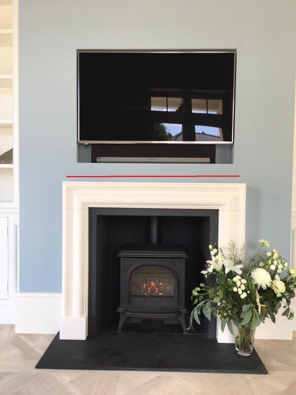 Bolection Fireplace & Huntingdon Gas Stove