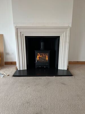 Melbourne Fireplace with Newport 5 stove
