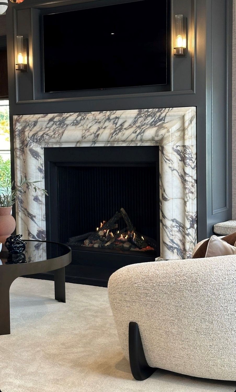Viola Bolection Fireplace & Kalfire Gi105-79F Gas fire