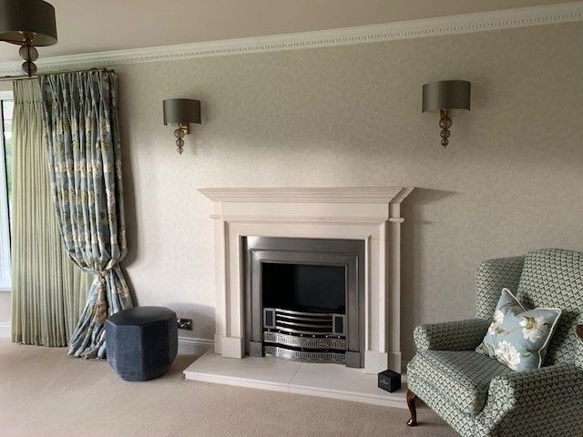 Sandringham Knightsbridge fireplace (fire for decorative purposes only)