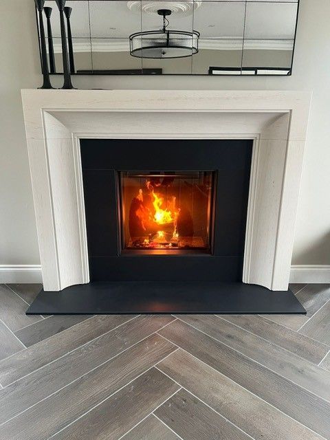 Scarpa Fireplace & Kalfire W71 62F Woodburning Fire