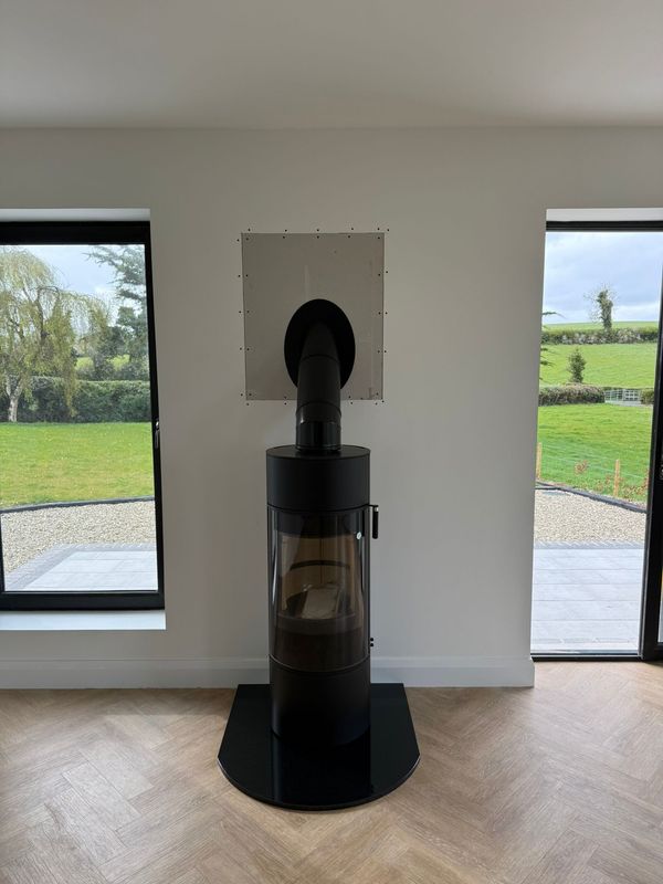Scan 84 & Shaped Granite Hearth