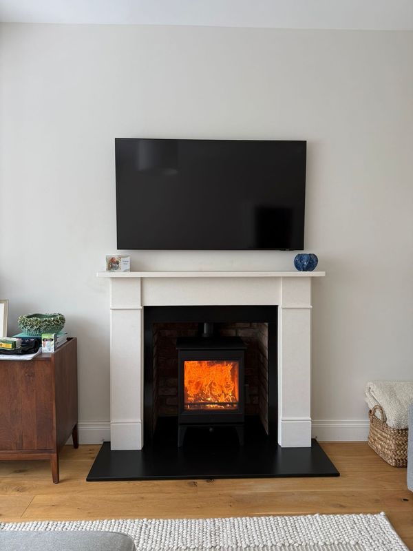 The Clive Fireplace & Cranmore 5 Wood Burning Stove