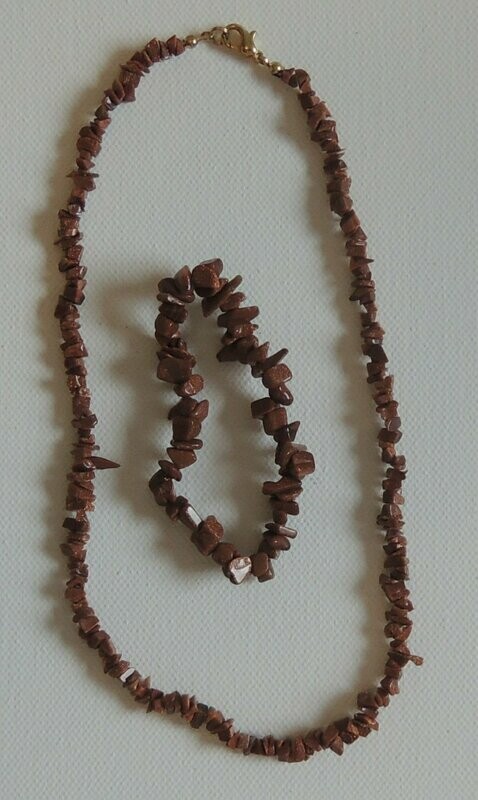 Goldfluss Kette und Armband