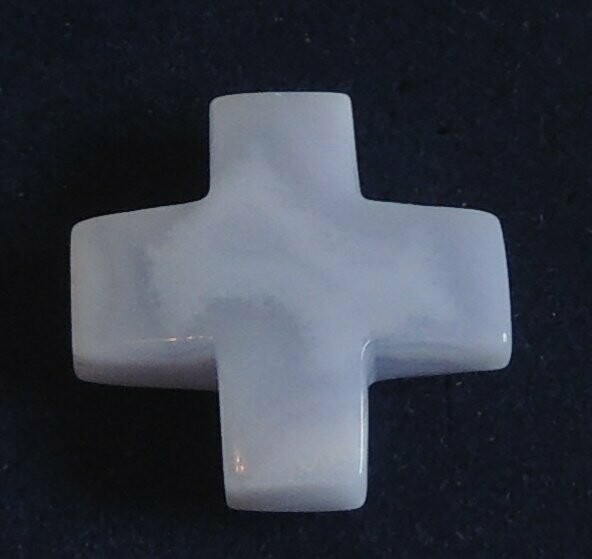 Kreuz Anhänger Chalcedon