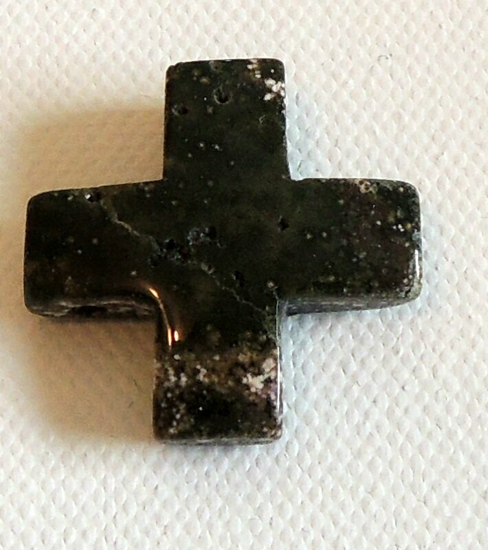 Kreuz Anhänger Moosachat