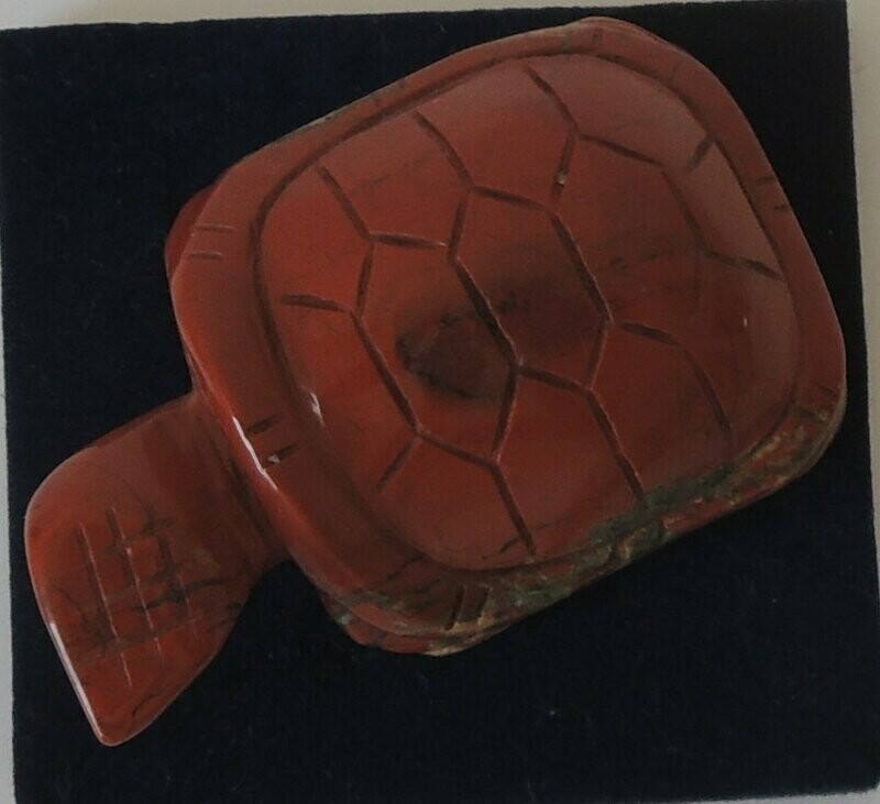 Schildkröte roter Jaspis