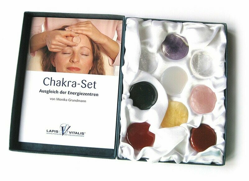 Chakren-Set mit 9 Edelsteinen
