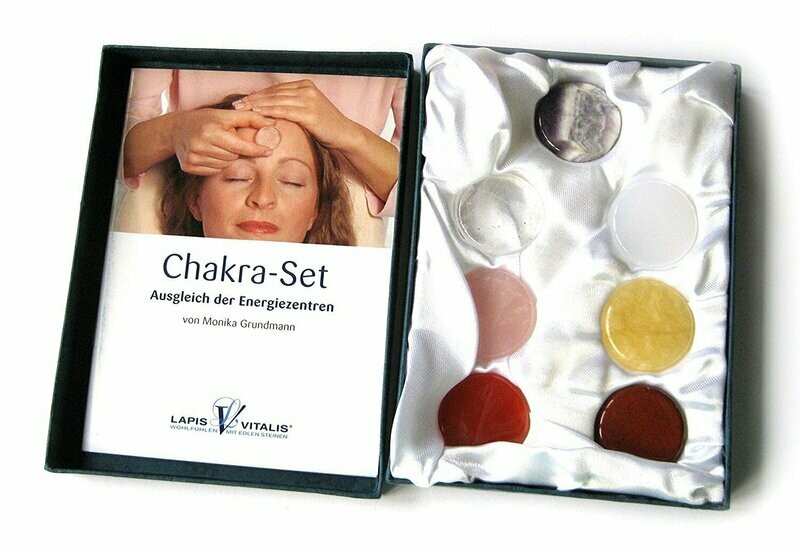 Chakra Set mit 7 Edelsteinen