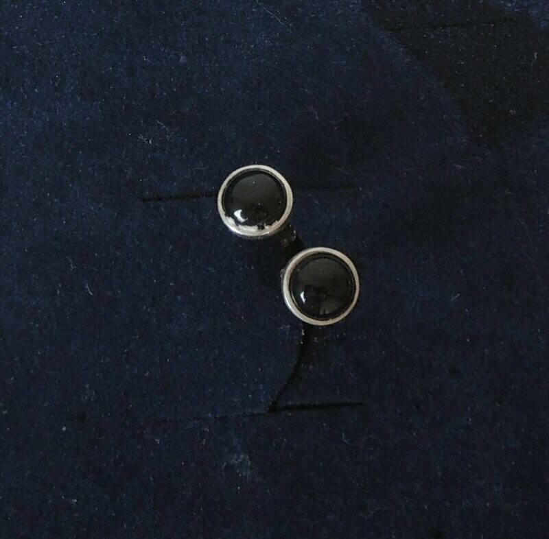 Ohrstecker Onyx