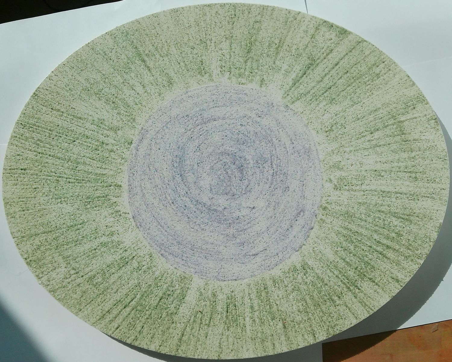 Strinchakra (drittes Auge) und grüner Strahl