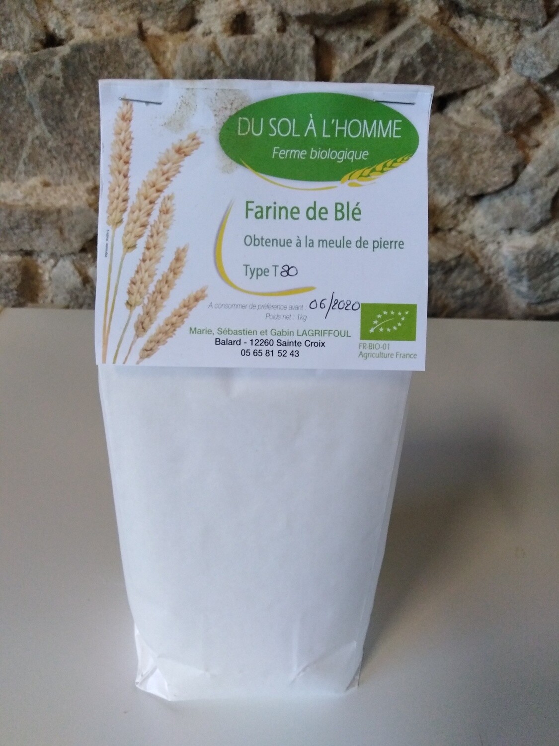 xx Farine de blé T80