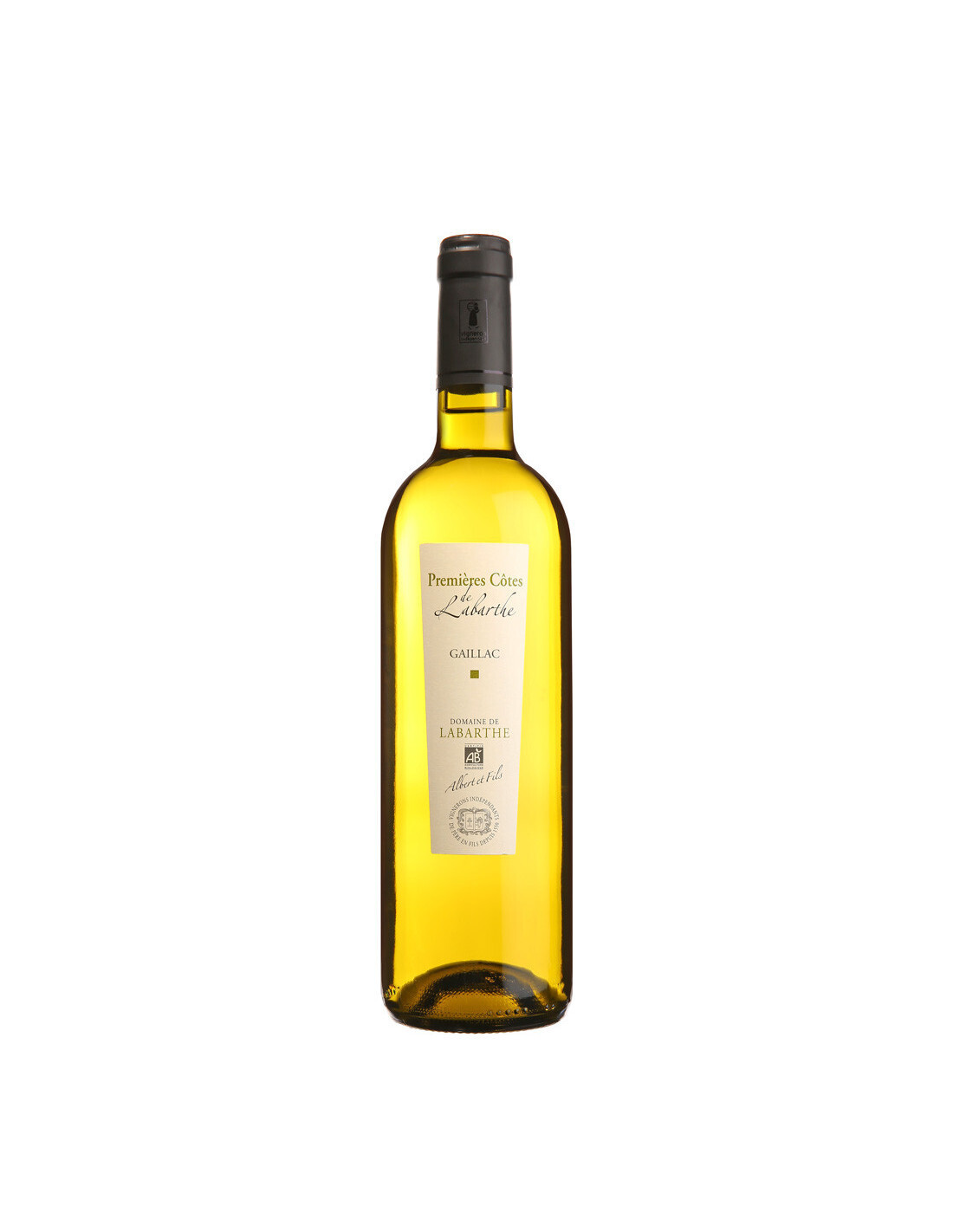 xxx Vin Blanc sec Premières Côtes  2021- Gaillac AOC Bio - Domaine de Labarthe, 75cl