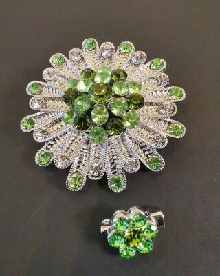 Perception Green Nature Revival Brooch and Pin Perception Green Nature Revival Brooch and Pin