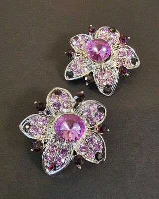 Mindbody Amethyst Flowers Brooch Mindbody Amethyst Flowers Brooch