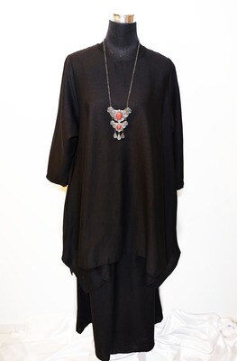 Cotton Linen Flat Tunic and Pants Cotton Linen Flat Tunic and Pants