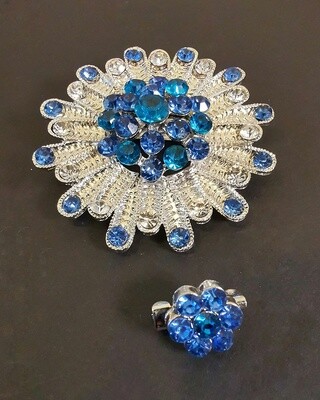 Halcyon Blue Ocean Star Brooch and Pin Halcyon Blue Ocean Star Brooch and Pin