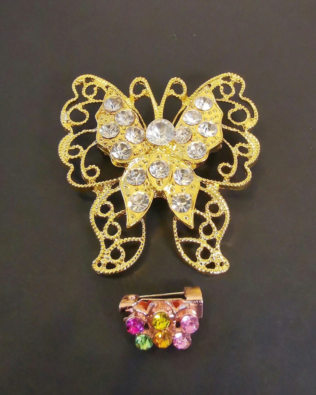 Pathfinder Golden Butterfly Brooch and Pin