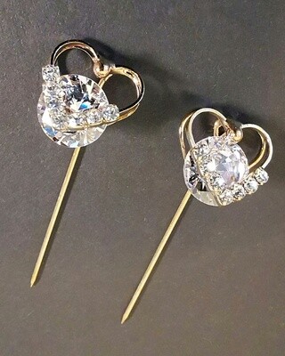 Marietta Double Love Diamond Brooch Marietta Double Love Diamond Brooch