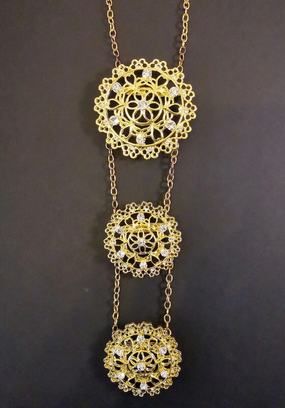 Imagination Golden Emblem Necklace Imagination Golden Emblem Necklace